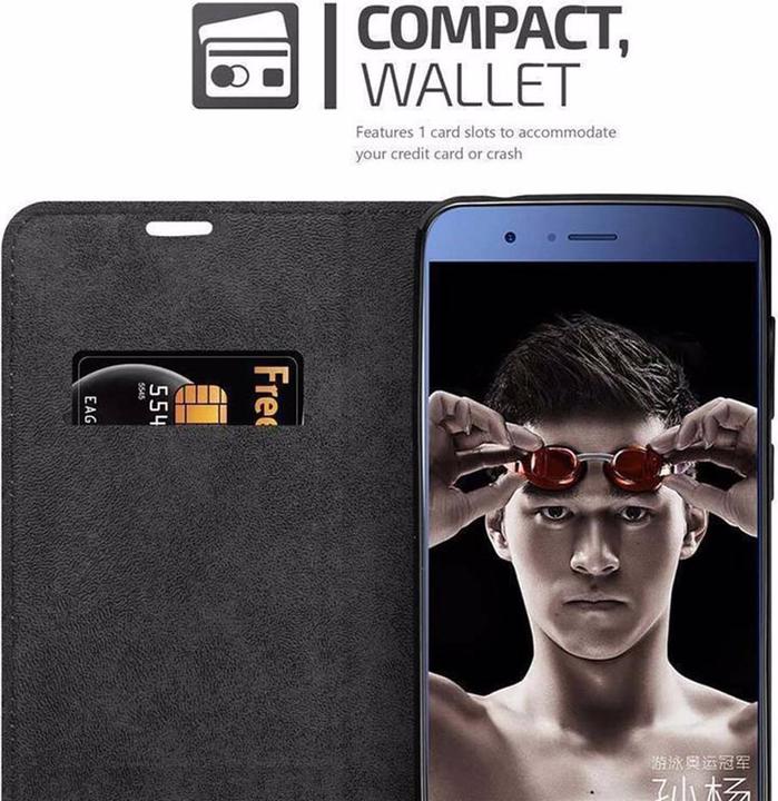 Actual product image Cadorabo Book Invisible Magnet Cover (Vivo V9)