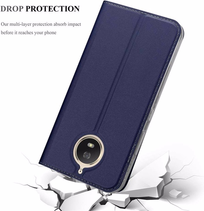 Actual product image Cadorabo Book Classy Style Cover (Motorola Moto G5S Plus)