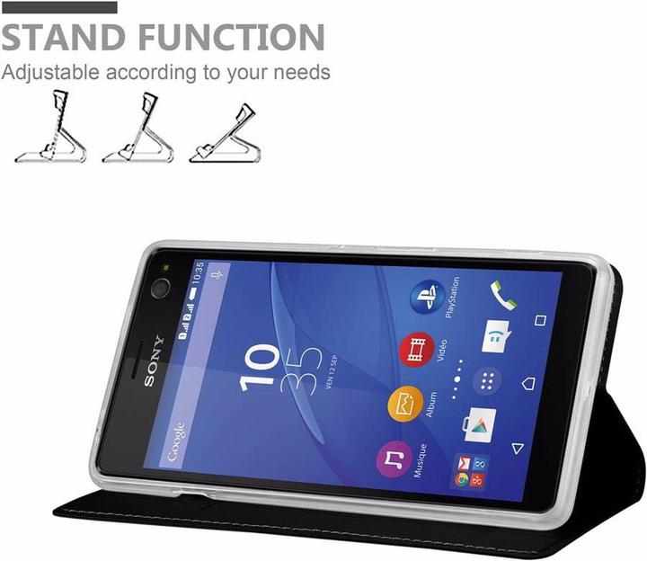 Actual product image Cadorabo Book Classy Style Cover (Sony Xperia C4)