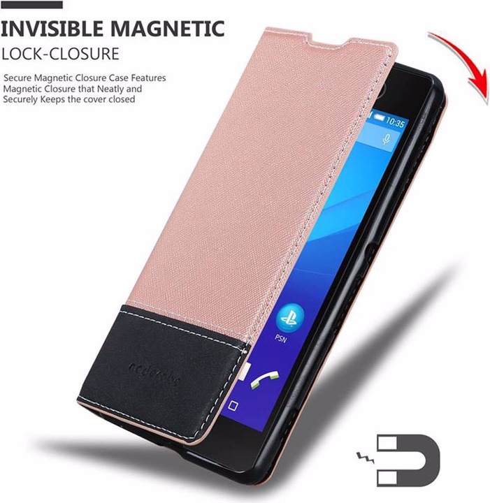 Actual product image Cadorabo Book X Wallet Cover (Sony Xperia M5)
