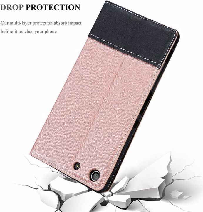 Actual product image Cadorabo Book X Wallet Cover (Sony Xperia M5)