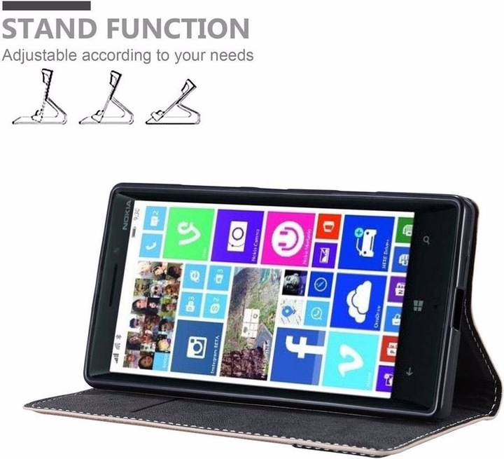 Actual product image Cadorabo Book X Wallet Cover (Nokia Lumia 930)