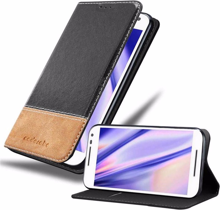 Actual product image Cadorabo Book X Wallet Cover (Motorola Moto G30)