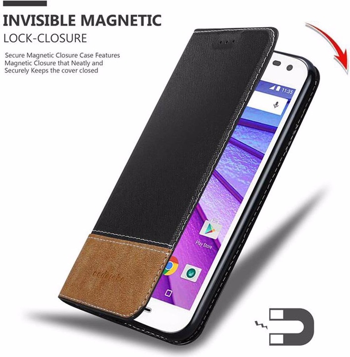 Actual product image Cadorabo Book X Wallet Cover (Motorola Moto G30)