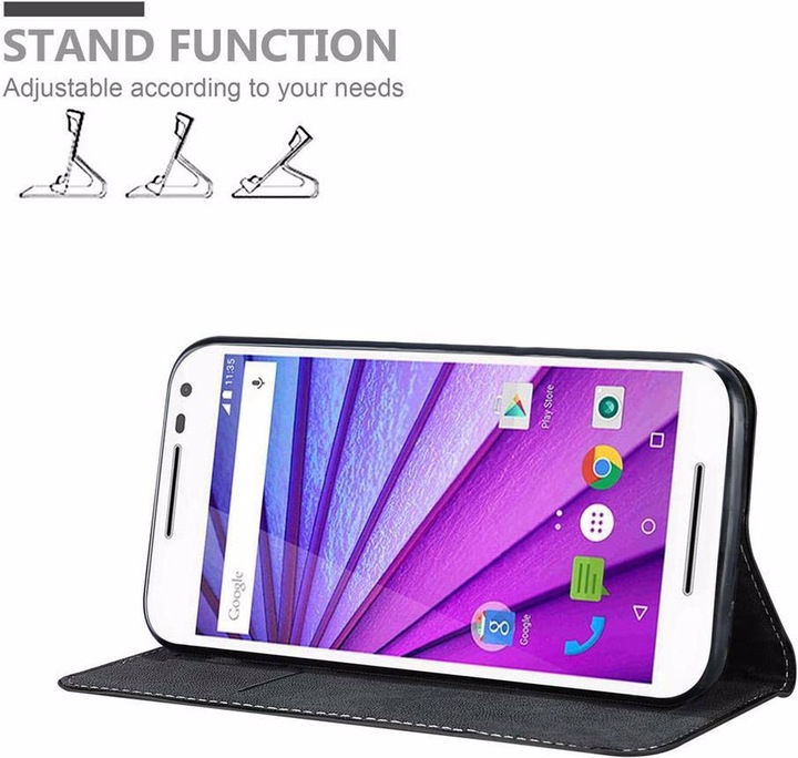 Actual product image Cadorabo Book X Wallet Cover (Motorola Moto G30)