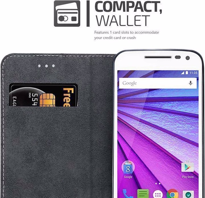 Actual product image Cadorabo Book X Wallet Cover (Motorola Moto G30)