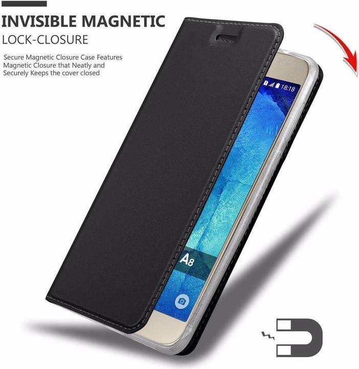 Actual product image Cadorabo Book Classy Style Cover (Samsung Galaxy A8)