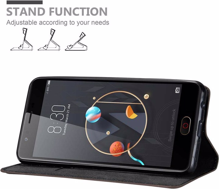 Actual product image Cadorabo Book Invisible Magnet Cover (ZTE Nubia M2)
