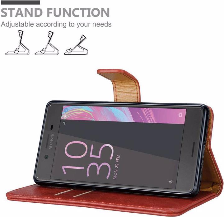Actual product image Cadorabo Book Luxury Cover (Sony Xperia X)