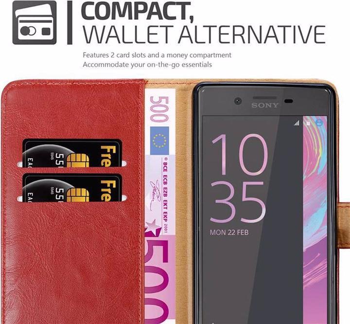 Actual product image Cadorabo Book Luxury Cover (Sony Xperia X)