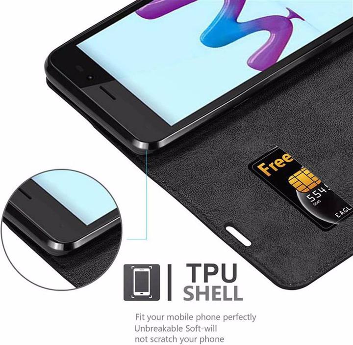 Actual product image Cadorabo Book Invisible Magnet Cover (Wiko Sunny 3)