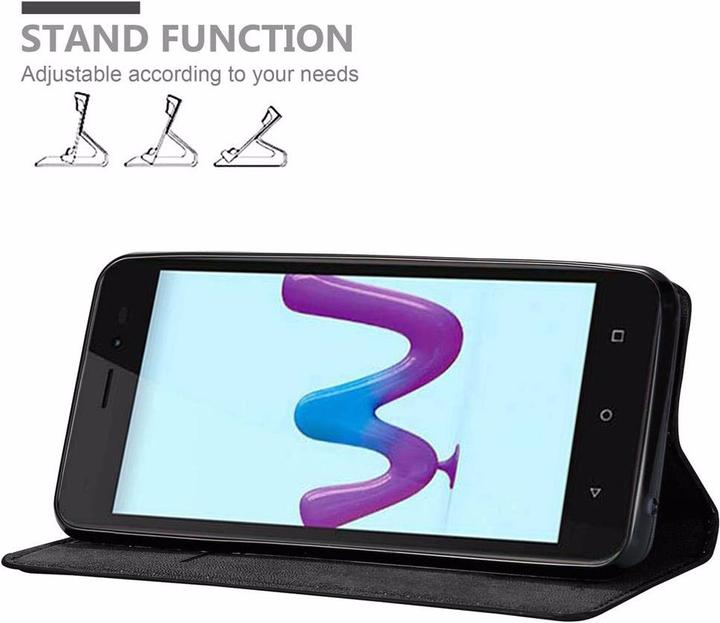 Actual product image Cadorabo Book Invisible Magnet Cover (Wiko Sunny 3)