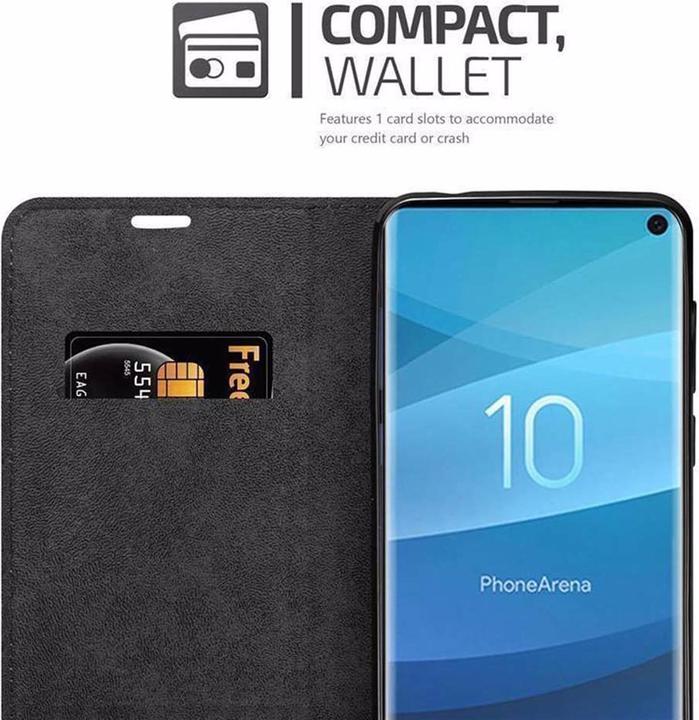 Actual product image Cadorabo Book Invisible Magnet Cover (Samsung Galaxy S10)