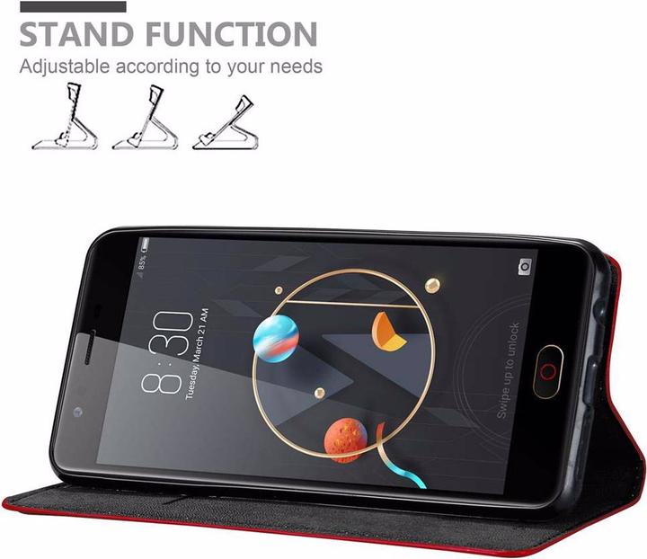 Productafbeelding Cadorabo Boek Onzichtbare Magneethoes (ZTE Nubia M2)