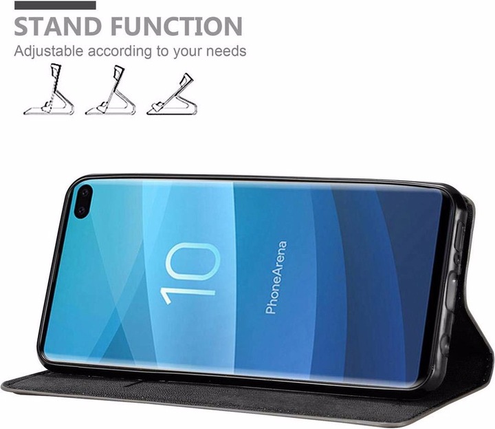 Produktbild Cadorabo Book Invisible Magnet Cover (Samsung Galaxy S10+)
