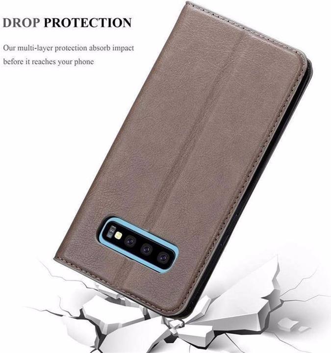 Produktbild Cadorabo Book Invisible Magnet Cover (Samsung Galaxy S10+)