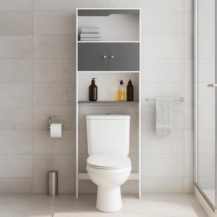 Immagine prodotto HTI-Living Mensola della sovrastruttura della toilette (58 x 19,5 x 178 cm)