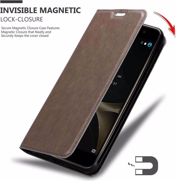 Actual product image Cadorabo Book Invisible Magnet Cover (ZTE Nubia N1 Lite)