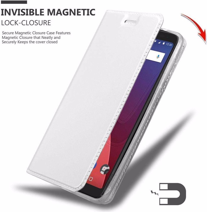 Actual product image Cadorabo Book Classy Style Cover (Wiko View)