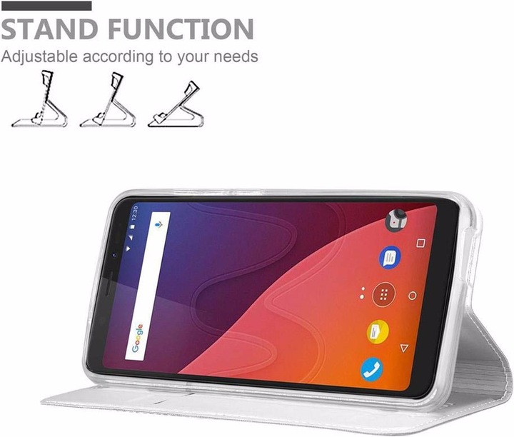 Actual product image Cadorabo Book Classy Style Cover (Wiko View)