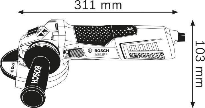 Produktbild Bosch Professional Winkelschleifer GWS 19-125 CI (125 mm)