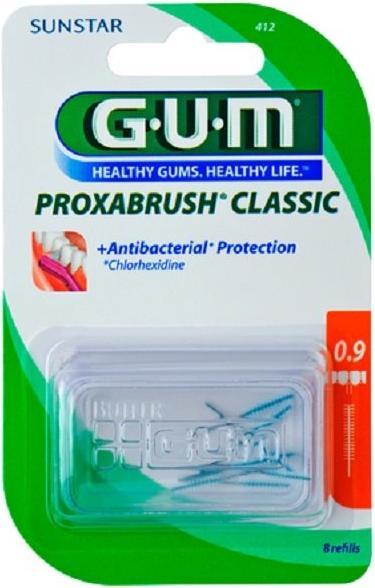 Immagine prodotto GUM SUNSTAR Proxabrush ISO 2 0.9mm cylindric refill orange (8 x, 0.90 mm)