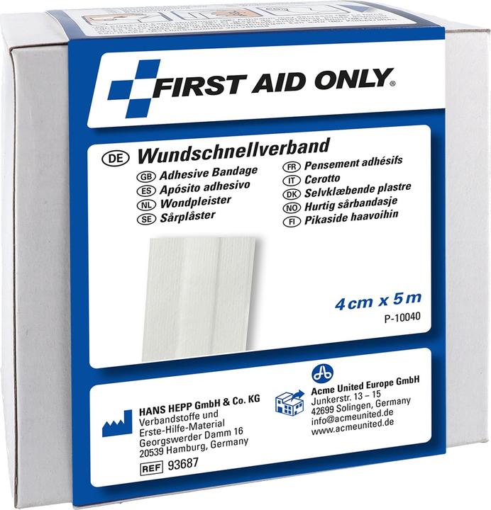 Actual product image First Aid Only Plasters P-10040 white (1 x)