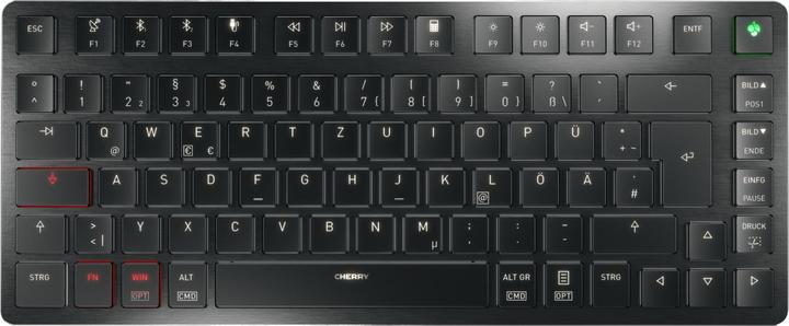 Actual product image CHERRY KW X ULP 2.0 MINI BLACK DE (DE, Cable, Wireless)