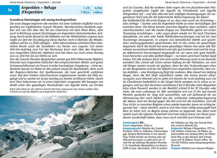 Nährwerte und Zutaten Haute Route (Deutsch, Michael Waeber, 2022)