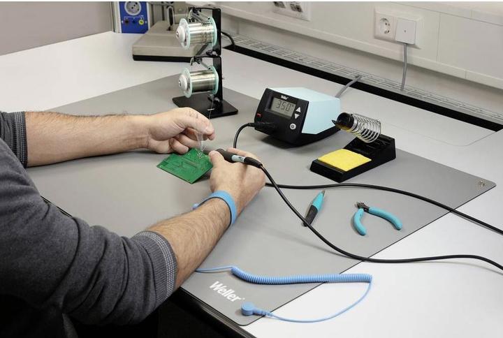 Actual product image Weller Erem Earth cable for ESD tester Blue