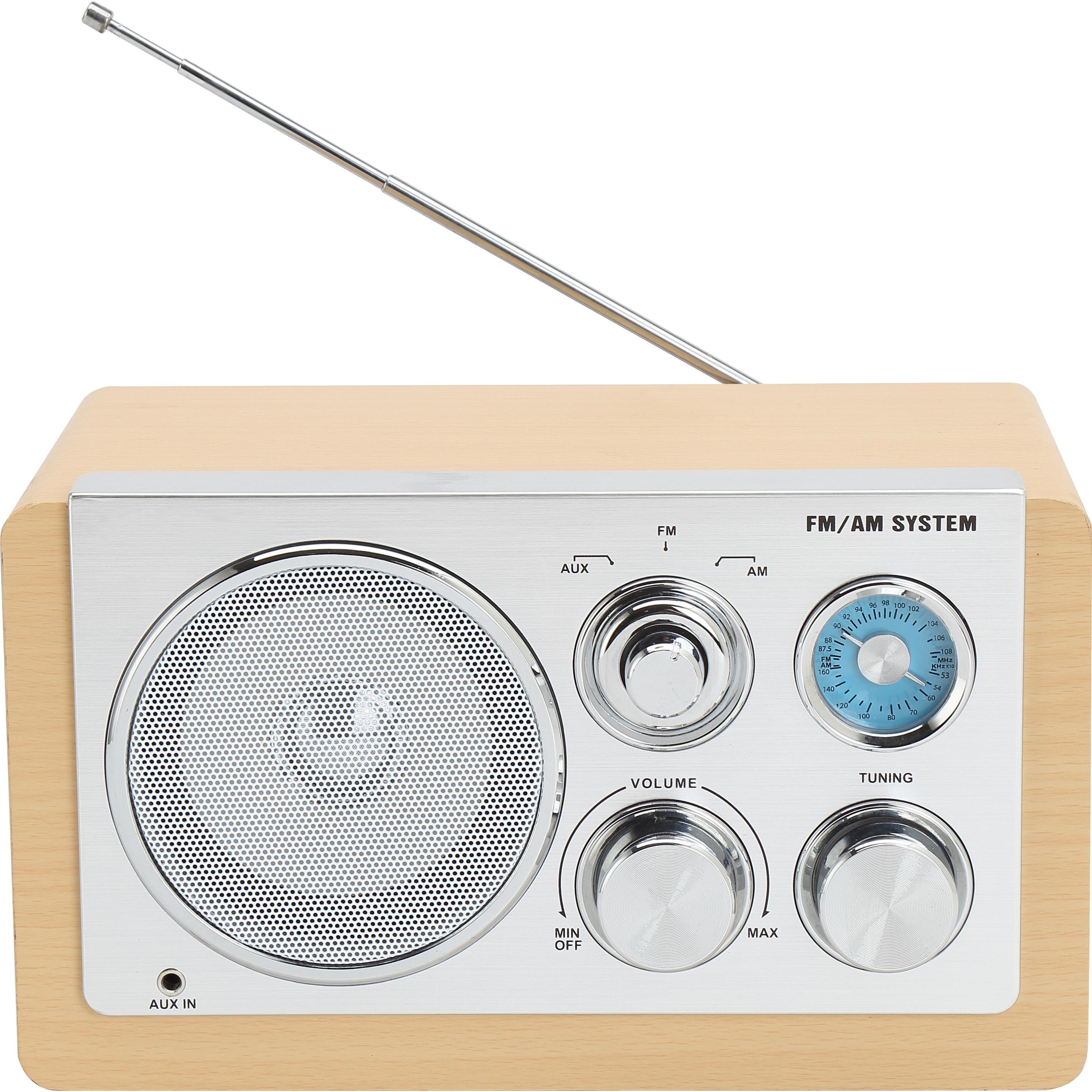 Denver TR-63LW - AM/FM - Mono (AM, FM), Radio, Argento, Marrone