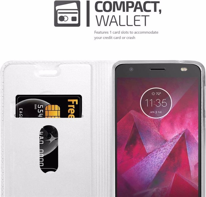 Actual product image Cadorabo Book Classy Style Cover (Motorola Moto Z)