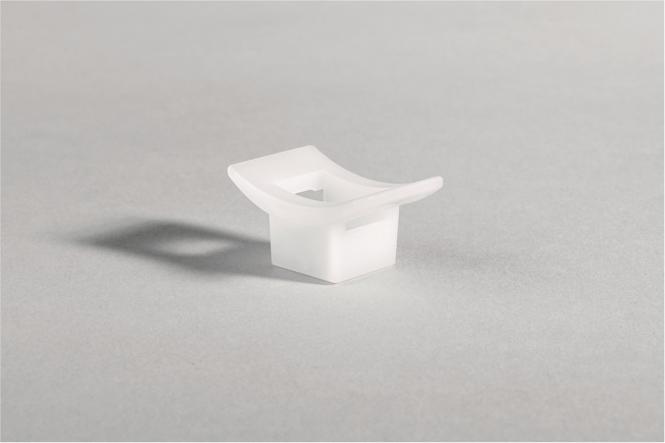 Actual product image HellermannTyton Screwable mounting base natural (Fixing loops, 25 mm, 100 pcs.)