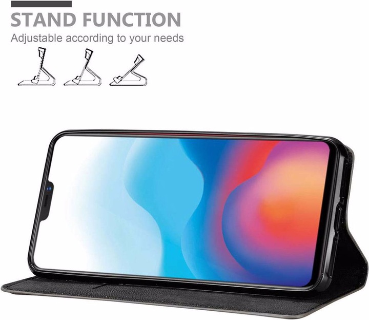Actual product image Cadorabo Book Invisible Magnet Cover (Vivo X21)