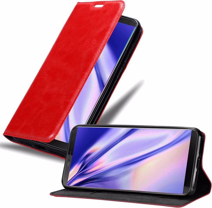 Actual product image Cadorabo Book Invisible Magnet Cover (Samsung Galaxy J3 Pro)