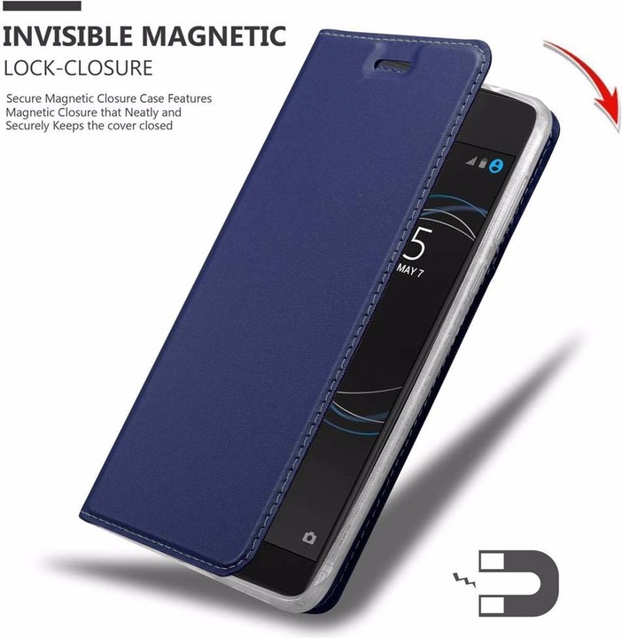 Actual product image Cadorabo Book Classy Style Cover (Sony Xperia L1)