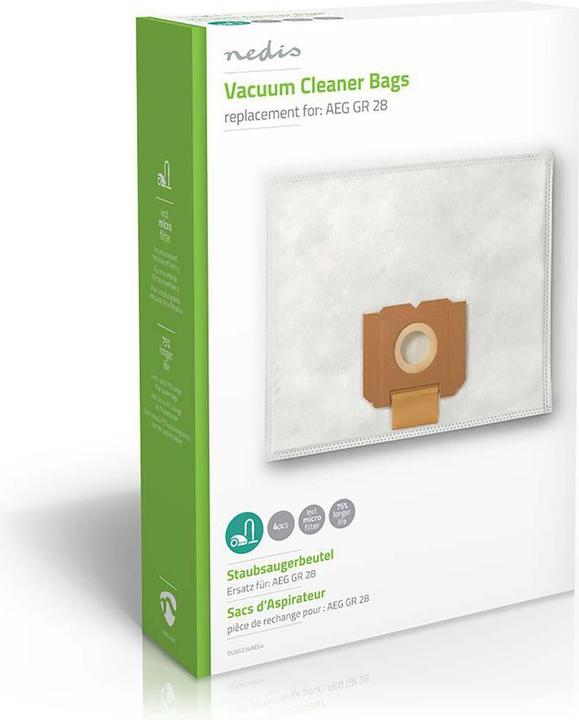 Produktbild Nedis Staubsaugerbeutel AEG G R 28 (4 x)