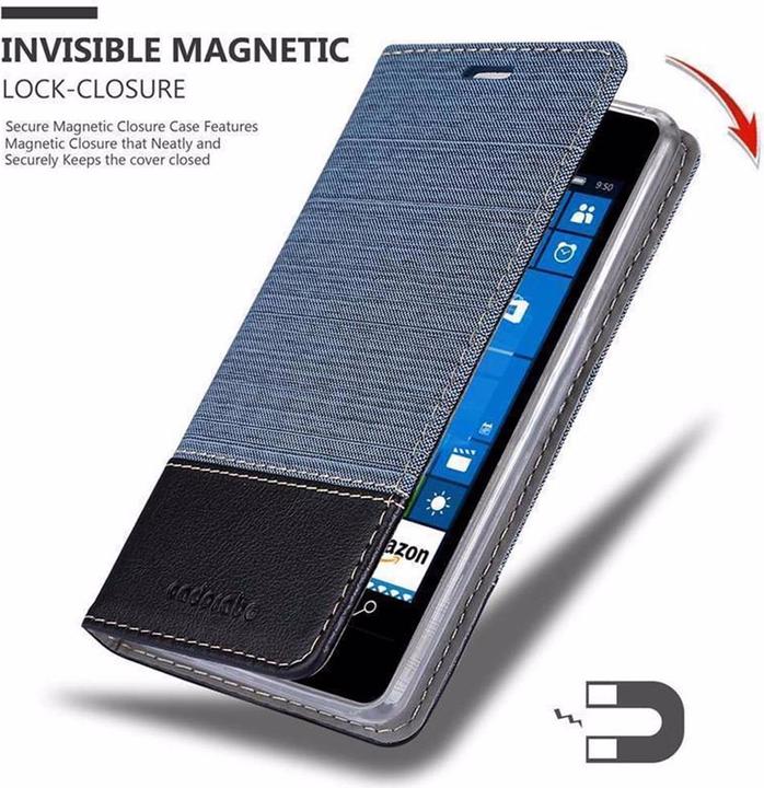 Productafbeelding Cadorabo Boek Jeans Optiek Cover (Microsoft Lumia 550)