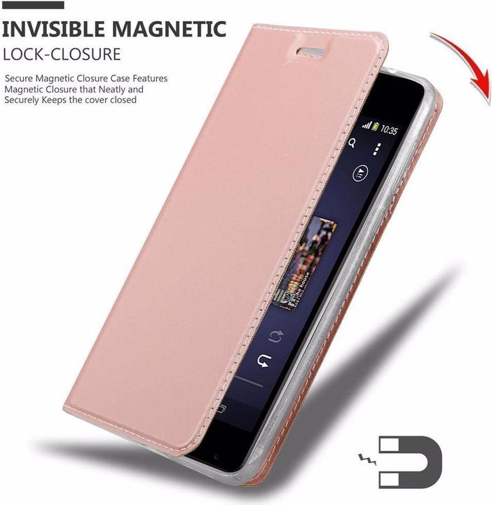 Actual product image Cadorabo Book Classy Style Cover (Sony Xperia E1)