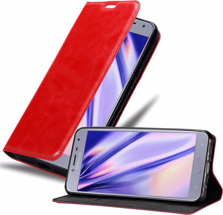 Actual product image Cadorabo Book Invisible Magnet Cover (Samsung Galaxy J4 (2018))