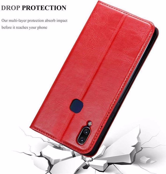 Actual product image Cadorabo Book Invisible Magnet Cover (Vivo Nex)