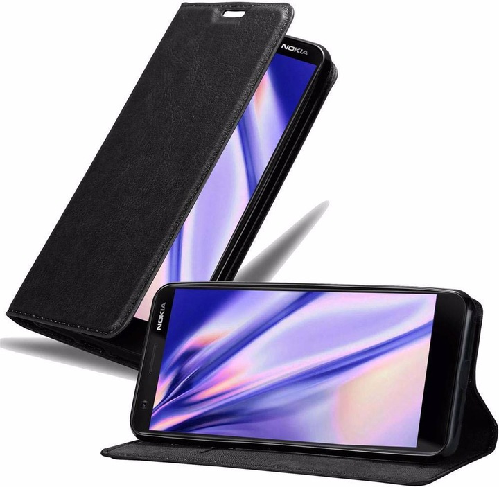 Actual product image Cadorabo Book Invisible Magnet Cover (Nokia 3.1)