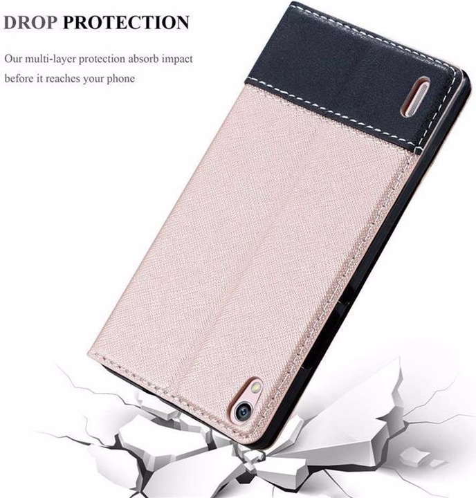 Actual product image Cadorabo Book X Wallet Cover (Huawei Ascend P7)