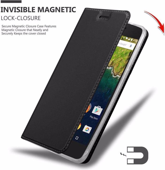 Actual product image Cadorabo Book Classy Style Cover (Huawei Nexus 6P)