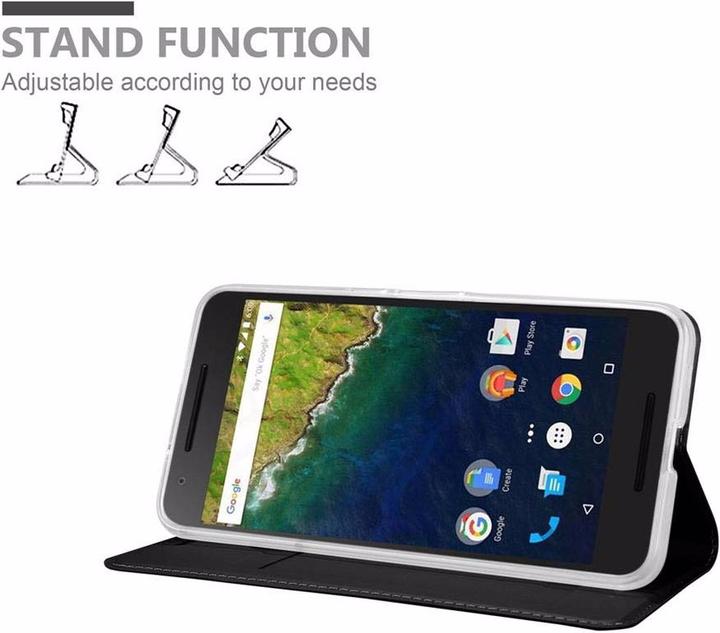 Actual product image Cadorabo Book Classy Style Cover (Huawei Nexus 6P)