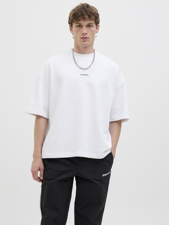 Actual product image Jack & Jones Jcoinfinity Print Back Sweat Ss (S)