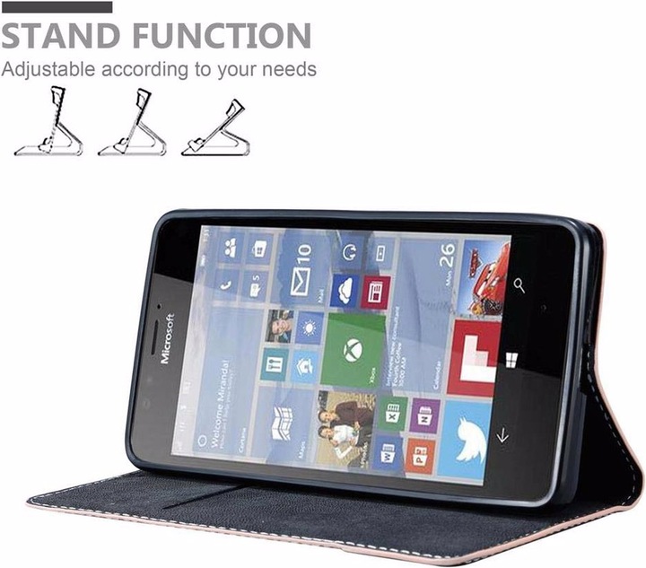 Actual product image Cadorabo Book X Wallet Cover (Microsoft Lumia 950)