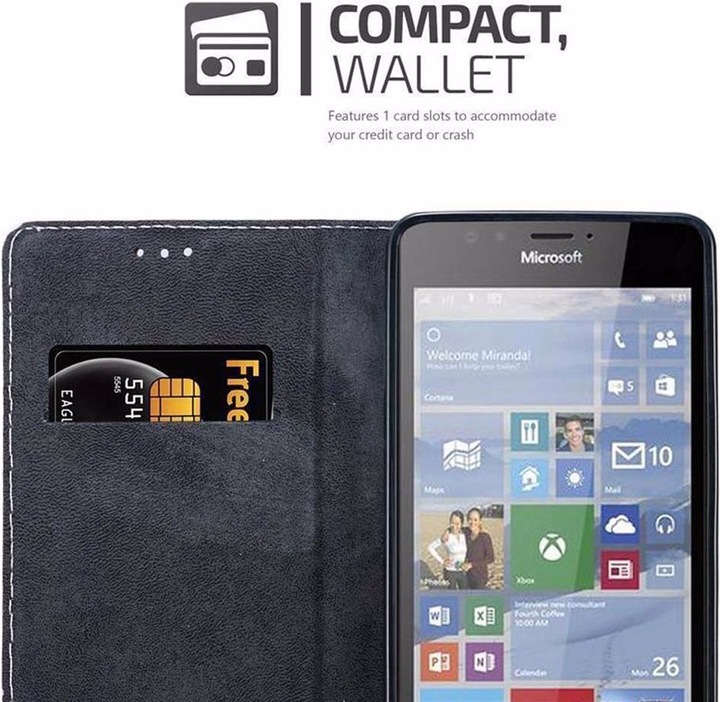 Actual product image Cadorabo Book X Wallet Cover (Microsoft Lumia 950)