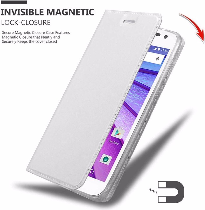 Actual product image Cadorabo Book Classy Style Cover (Motorola Moto G30)