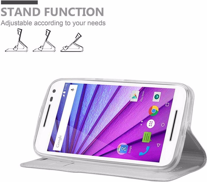 Actual product image Cadorabo Book Classy Style Cover (Motorola Moto G30)